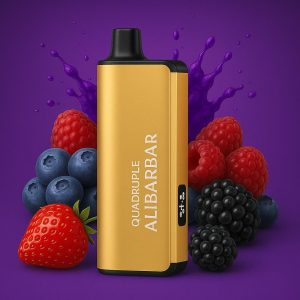ALIBARBAR INGOT 9000 PUFFS – Quadruple Berry
