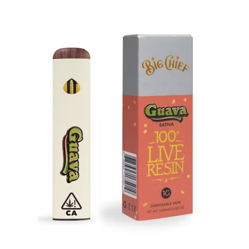 Guava Disposable Live Resin - Big Chief Carts Live Resin